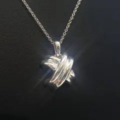 新品仕上げ済★TIFFANY ティファニー　シグネチャー クロスネックレスのサムネイル