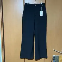 【値下げ】新品タグ付き　LEPSIMストレッチパンツL 黒