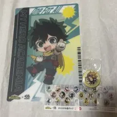 未使用⭐︎僕のヒーローアカデミア　クリアシート&缶バッチ
