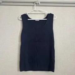 【GU】ノースリーブニットトップス