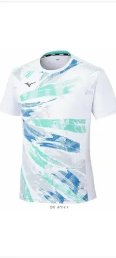 Mizuno Tシャツ ホワイト テニス バトミントン