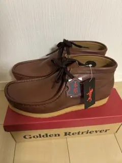 値下げ中　未使用品　ワラビーブーツ　ブラウン　本革 26.5㎝