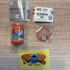 パペットスンスン　ガチャ　コインケース　めじるしチャーム　ノンノン　ばかうけ