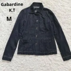Gabardine K.T リネン混デニムジャケット薄手 インディゴレディースMのサムネイル