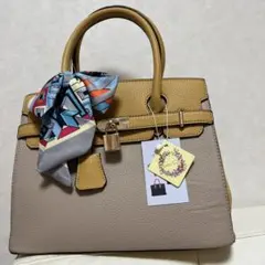 【新品未使用】タグ付きモンテロッソ2wayショルダーバッグバイカラーイエロー