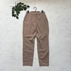 9004✾H&M✾スラックスパンツ 38 ベージュ テーパード センタープレス