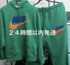 Nike クラブフリース パーカー Lサイズ グリーン
