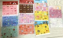 セリア　タイルシール　ブロックデコシールセット