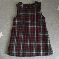 【コムサデモード】チェックワンピース　90サイズ