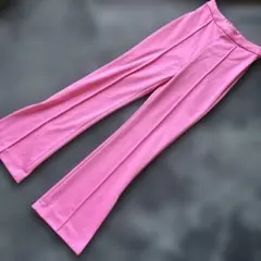 MAISON SPECIAL ピンクジャージストレッチフレアパンツのサムネイル