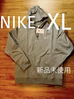 NIKE フーディ　プルオーバー　スウェット　パーカー　グレー　XLサイズ