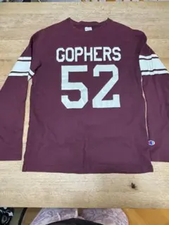 Champion Gophers 52 長袖カットソー M フットボールT