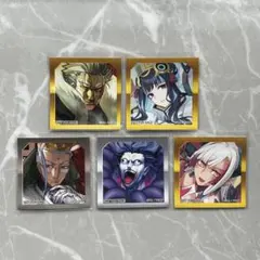 【匿名配送】FGO 最終再臨展 入場特典ステッカー 5枚まとめ売り