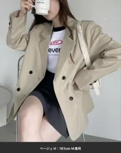 Ada. テーラードジャケット　ベージュM
