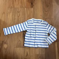 PETIT BATEAU ボーダーカーディガン 18m 81cm