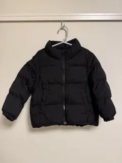 GU ヒートパデッド2WAYブルゾン　ブラック　100cm ダウン