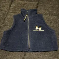 ☆美品☆ ROCKY&HOPPER ネイビー フリースベスト 100