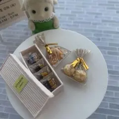 ミニチュア　ティータイムセット(ワッフル)
