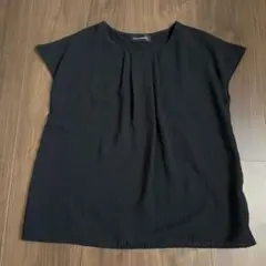 レディース　トップス　GALLORIA ブラック ノースリーブ　ブラウス　シャツ