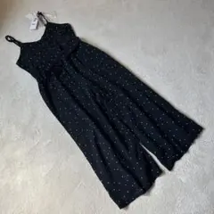 新品タグ付き GRLグレイル ドット柄 サロペット オールインワンM