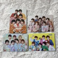 【最終処分】なにわ男子 バースデーカード 4枚セット