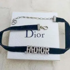 Dior J'ADIOR チョーカー ネックレス ブラック