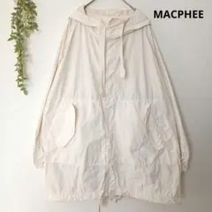 マカフィー ナイロンタフタフーデッドブルゾン フーデッド オーバーサイズ 軽量