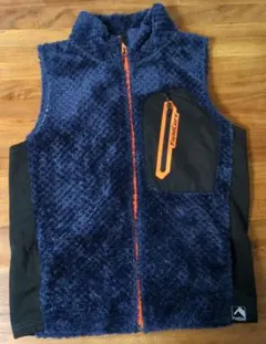 140 ワークマン　フィールドコア　フリースベスト ネイビー