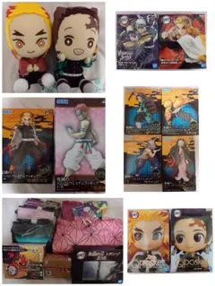 【鬼滅の刃 フィギュア 雑貨 ポーチ ぬいぐるみ セット 新品 未開封】