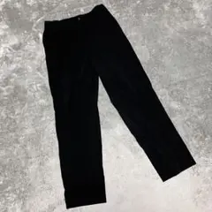 【グローバルワーク】（M）カジュアルパンツ レーヨン使用 ストレート 黒