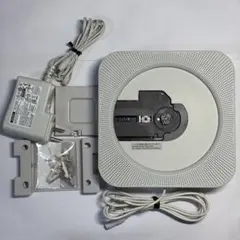 美品 MUJI 無印良品 壁掛式 CDプレイヤー 2012年製　スタンド付き 壁掛式 CDプレイヤー 無印 良品計画 muji CPD-4 リモコン付