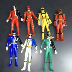 戦隊ヒーロー ソフビ8体セット