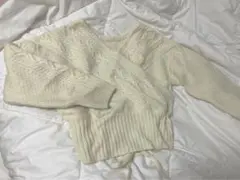 【美品】フリークスストア 2wayリボンニットセーター