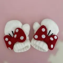 ミニー 手袋 新品 新生児 ベビーフリーサイズ
