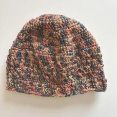 ハンドメイド ニット帽 ビーニー