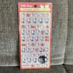ボンボンドロップシール　ミニ　ハローキティ　レッド