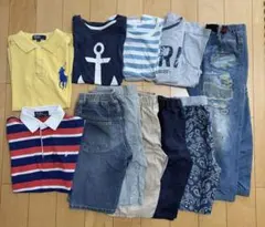 男の子 130 夏服 まとめ売り 無印良品、ラルフローレン、BREEZE他