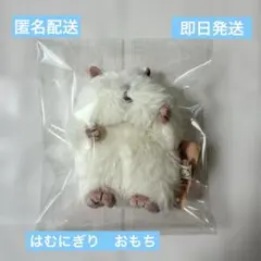 新品未使用　大人気　はむにぎり　おもち　ハムスター　りぶはあと　パールホワイトのサムネイル