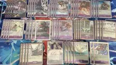 紫エネル　構築済　刀スリーブ(紫)&ドンカードセット