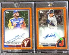 2023 Topps WBC Acuna JR． 吉田正尚 直筆サインカード