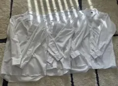 ホワイト長袖ワイシャツ4枚セット