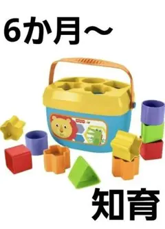 フィッシャープライス　はじめてのブロック　レインフォレスト　型はめ 知育　収納付