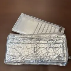 Charles and Keithシルバー 長財布