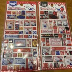 サンリオ　ハローキティ ぷくぷくシール ぷっくりシール タイルシール　2枚セット