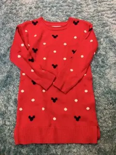 Disney ミッキー 水玉 ワンピース 4歳用