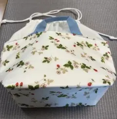 Wedgwood ワイルドストロベリー 保冷バッグ 巾着型のサムネイル