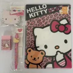 平成レトロ 1998年 Hello Kitty メモ帳 ペン 消しゴム セット - メルカリ