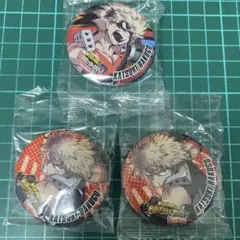 ヒロアカ　僕のヒーローアカデミア　爆豪勝己　カプセル　缶バッジ　3点セット