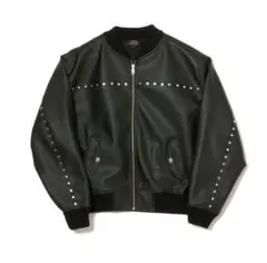 AFB STUDDED BOMBER JACKET M
