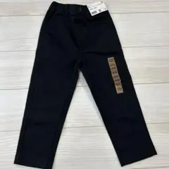 ユニクロ　KIDSウルトラストレッチレギュラーフィットチノパンツ110 ブラック
